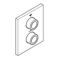Grohe Rosette 47901 chrom chrom