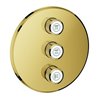 Grohe Fertigset Grohtherm Smartcontrol cool sunrise, rund, UP-Ventil 3-fach