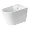 Duravit Stand-Bidet D-Neo 37x65cm, m HL, ÜL, Hahnlochbank, weiß