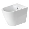 Duravit Stand-Bidet D-Neo 37x58cm, m HL, ÜL, Hahnlochbank, weiß
