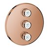 Grohe Fertigset Grohtherm Smartcontrol warm sunset, rund, UP-Ventil 3-fach