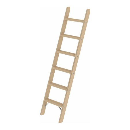 MUNK Stufen-Anlegeleiter Holz ohne Traverse 8 Stufen