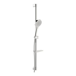 Hansa Duschsystem HANSAVIVA Wandstangen-Brause, Wandmontage, chrom