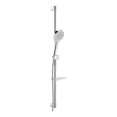 Hansa Duschsystem HANSAVIVA Wandstangen-Brause, Wandmontage, chrom