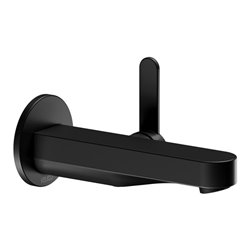 Keuco EHM IXMO Flat Ausl. 165mm, sw ma, Wd-mont., rd Rosette