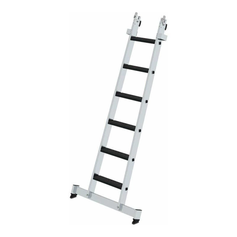 MUNK Stufen-Glasreinigerleiter Unterteil nivello-Traverse& clip-step R 13 6 Stufen