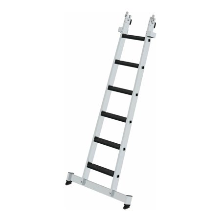 MUNK Stufen-Glasreinigerleiter Unterteil nivello-Traverse& clip-step R 13 6 Stufen
