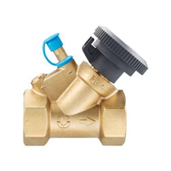 Oventrop Strangabsperrventil HydroCom A DN 25, Rp 1, PN 16, beids. IG, Messing