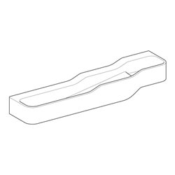 Geberit Spiel/Waschlandschaft Bambini 180cm, 4 WP, tief. B li, w-a, o. Dek.