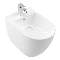 V&B Stand-Bidet Subway 3.0 37x59,5cm, 1 Hahnl., m ÜL, weiß C-plus
