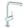 Grohe Spültisch-Einhebelmischer Minta Touch 1/2', L-Ausl., ausz. Mousseurausl., chr