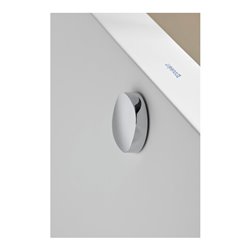 Duravit Ab-/Überlaufgarnitur Quadroval Zug 65cm, d 5,2cm, m flex Abl-Schl., chr