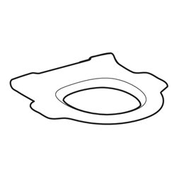 Geberit WC-Sitzring Bambini mit Stützfunktion, für Kinder, weiß