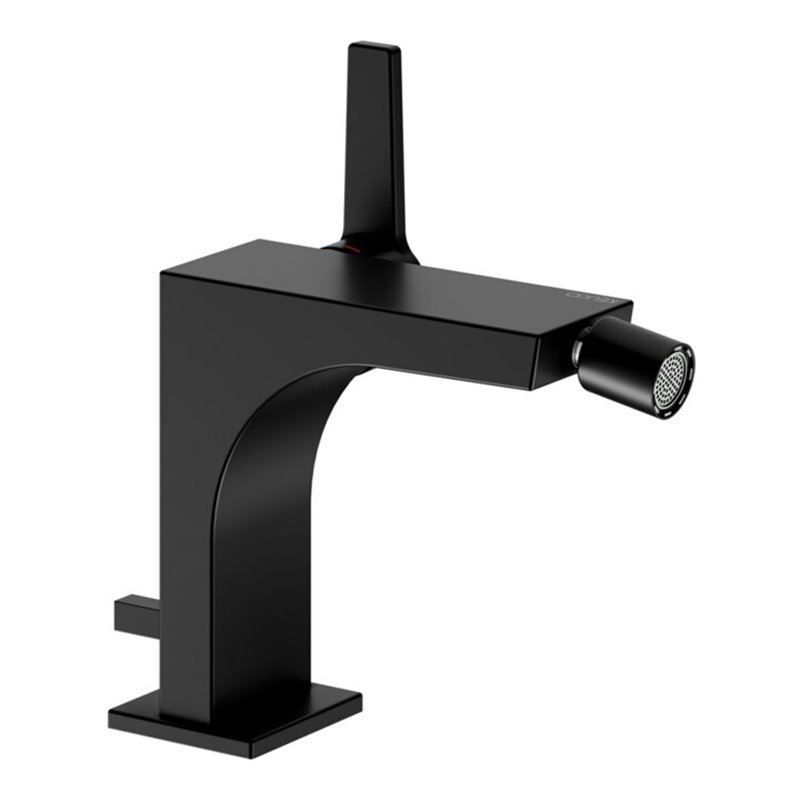 Keuco Bidet-Einhebelmischer Edition 11 Ausl. 139mm, m Abl.garn, schwarz matt