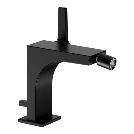 Keuco Bidet-Einhebelmischer Edition 11 Ausl. 139mm, m Abl.garn, schwarz matt