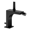 Keuco Bidet-Einhebelmischer Edition 11 Ausl. 139mm, m Abl.garn, schwarz matt