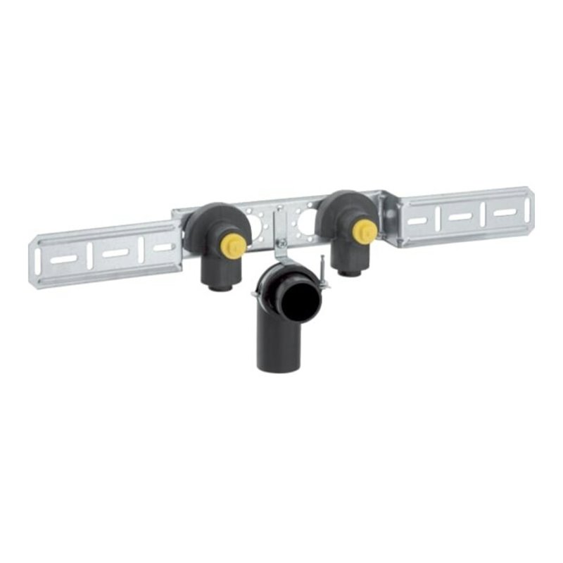 Geberit Anschlusswinkel PushFit 20mmxRp 1/2, 90G, mont, 2-f, 52mm, Rotg.