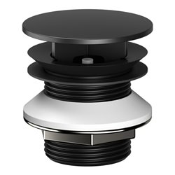 Keuco Schaftventil G 1 1/4, schwarz matt