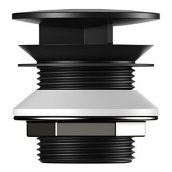 Keuco Schaftventil G 1 1/4, schwarz matt