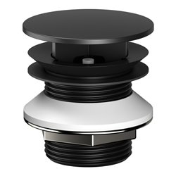 Keuco Schaftventil G 1 1/4, schwarz matt