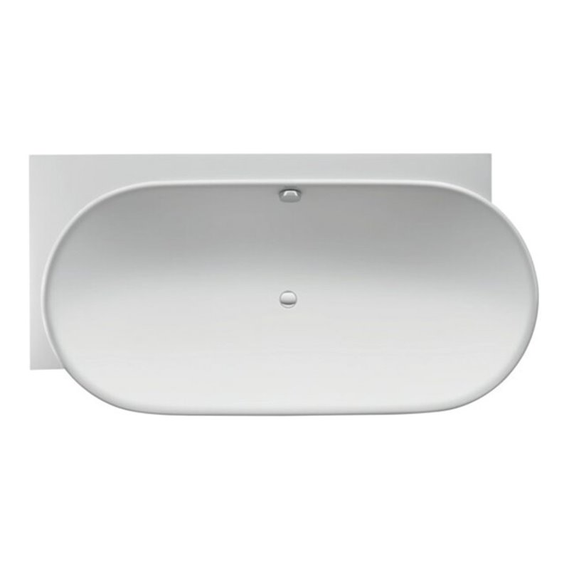 Duravit Ab-/Überlaufgarnitur Quadroval Zug 85cm, d 5,2cm, m flex Abl-Schl., chr