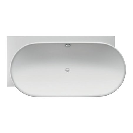 Duravit Ab-/Überlaufgarnitur Quadroval Zug 85cm, d 5,2cm, m flex Abl-Schl., chr