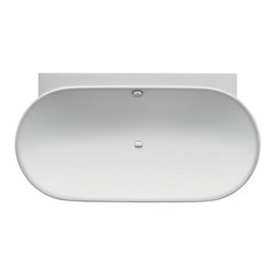 Duravit Ab-/Überlaufgarnitur Quadroval Zug 85cm, d 5,2cm, m flex Abl-Schl., chr