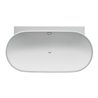 Duravit Ab-/Überlaufgarnitur Quadroval Zug 85cm, d 5,2cm, m flex Abl-Schl., chr