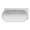Duravit Ab-/Überlaufgarnitur Quadroval Zug 85cm, d 5,2cm, m flex Abl-Schl., chr