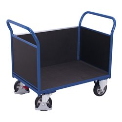 VARIOfit Schwerlast-Dreiwandwagen mit Siebdruckplatte