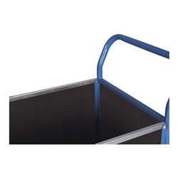 VARIOfit Schwerlast-Dreiwandwagen mit Siebdruckplatte