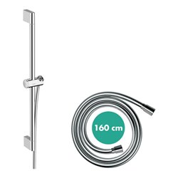 hansgrohe Brausestange Unica Pulsify S 669mm, mit Push Handbrausehalter, chrom