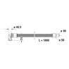 Duravit Ab-/Überlaufgarnitur Quadroval Zug 110, d 5,2cm, m flex Abl-Schl., chr