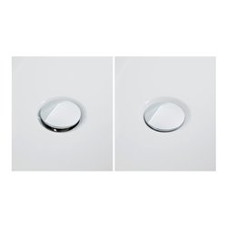 Duravit Ab-/Überlaufgarnitur Quadroval Zug 110, d 5,2cm, m flex Abl-Schl., chr