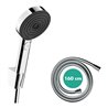 hansgrohe Brausehalter-Set Pulsify Sel. S 105 1600mm Schlauch, chrom, Relaxation, 3jet