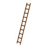 MUNK Dachdecker-Auflegeleiter Holz 10 Sprossen