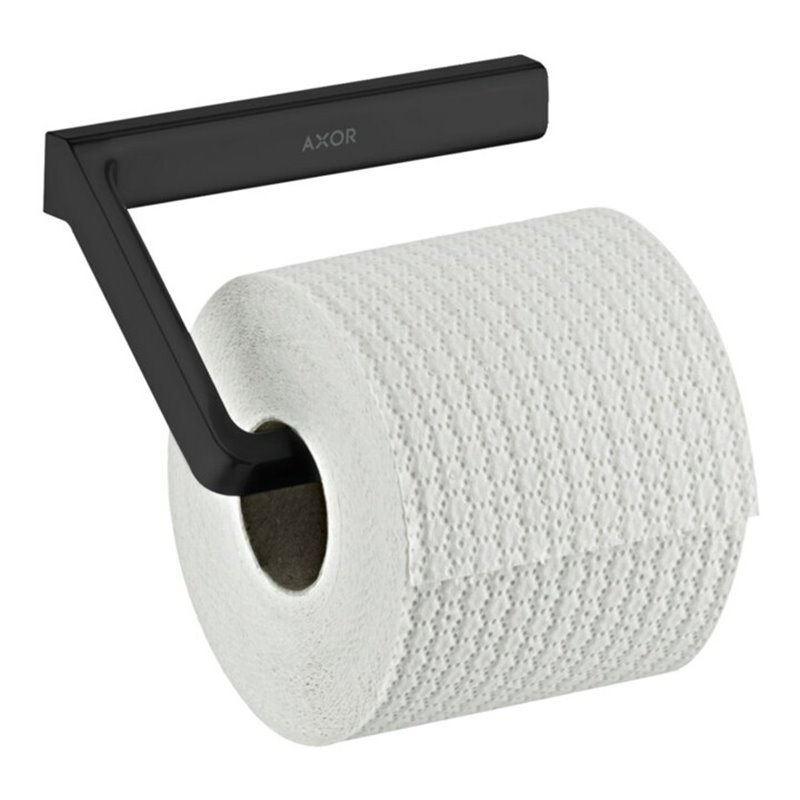 hansgrohe Papierhalter Axor universal ohne Deckel, Wandmontage, mattschwarz