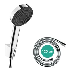 hansgrohe Brausehalterset Pulsify S 105 1250mm Brauseschlauch, 1jet, chrom