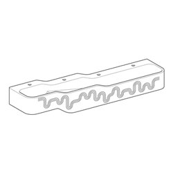 Geberit Spiel/Waschlandschaft Bambini 180cm, 4 WP, tief. B R, w-a, grün / grün