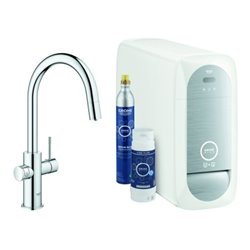 Grohe Spültisch-Einhebelmischer Blue Home c, C-Auslauf-Starter K, ausz. M-Ausl