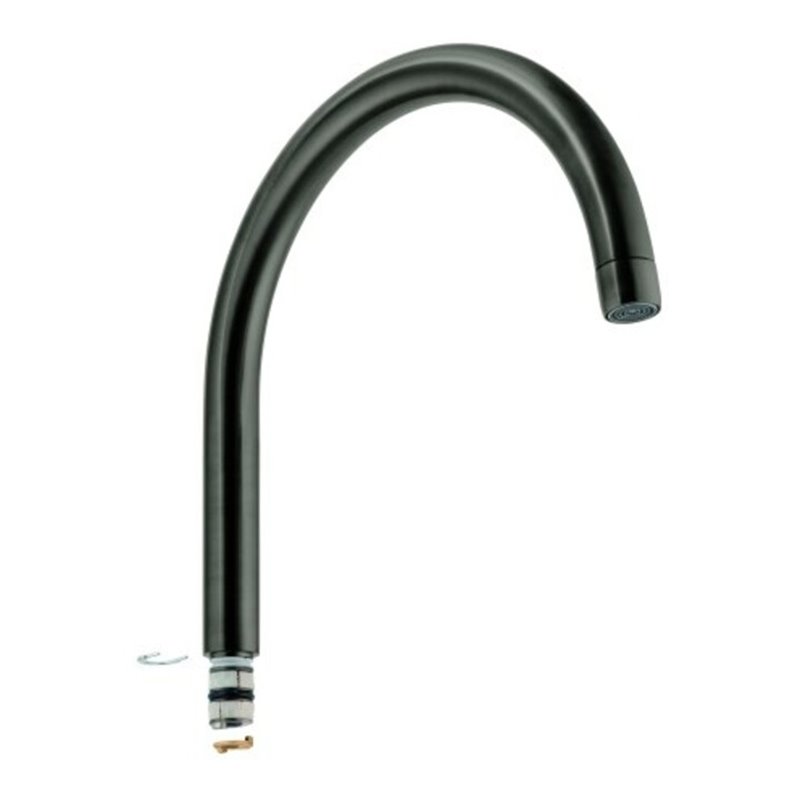 Grohe Auslauf 13043 hard graphite gebürstet