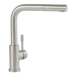 V&B Spültisch-Einhebelmischer Steel Shower 11,7 l/min, ausziehbar, matt Black