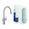 Grohe Spültisch-Einhebelmischer Blue Home sst, C-Auslauf-Starter K, ausz. M-Ausl