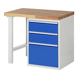 Rau Werkbank 7507 840 mm Buche-Massiv-Platte