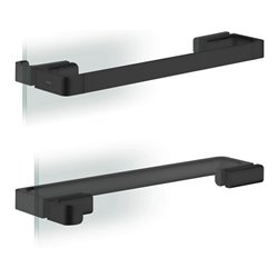 hansgrohe Duschtürgriff Axor universal 444mm, mattschwarz