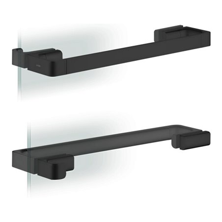 hansgrohe Duschtürgriff Axor universal 444mm, mattschwarz