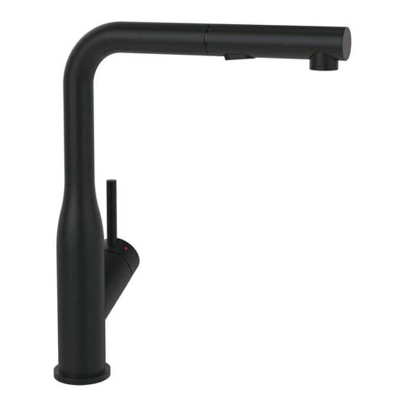 V&B Spültisch-Einhebelmischer Subway Style Shower ausziehbar, matt Black