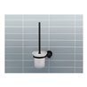 Duravit Bürstengarnitur D-Code 15,4x34,2x15,4cm, wandhängend, schwarz matt