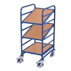 VARIOfit Eurokastenwagen mit 3 Holzböden