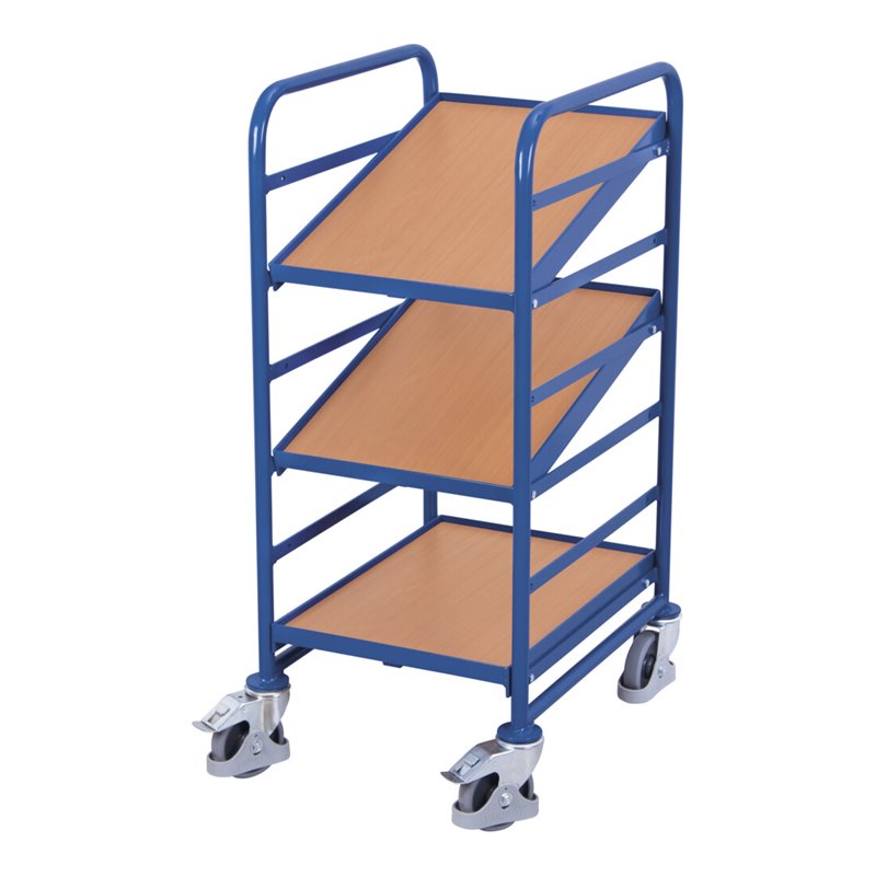 VARIOfit Eurokastenwagen mit 3 Holzböden